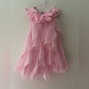 Amazon Elegant Pink Ruffled Romper